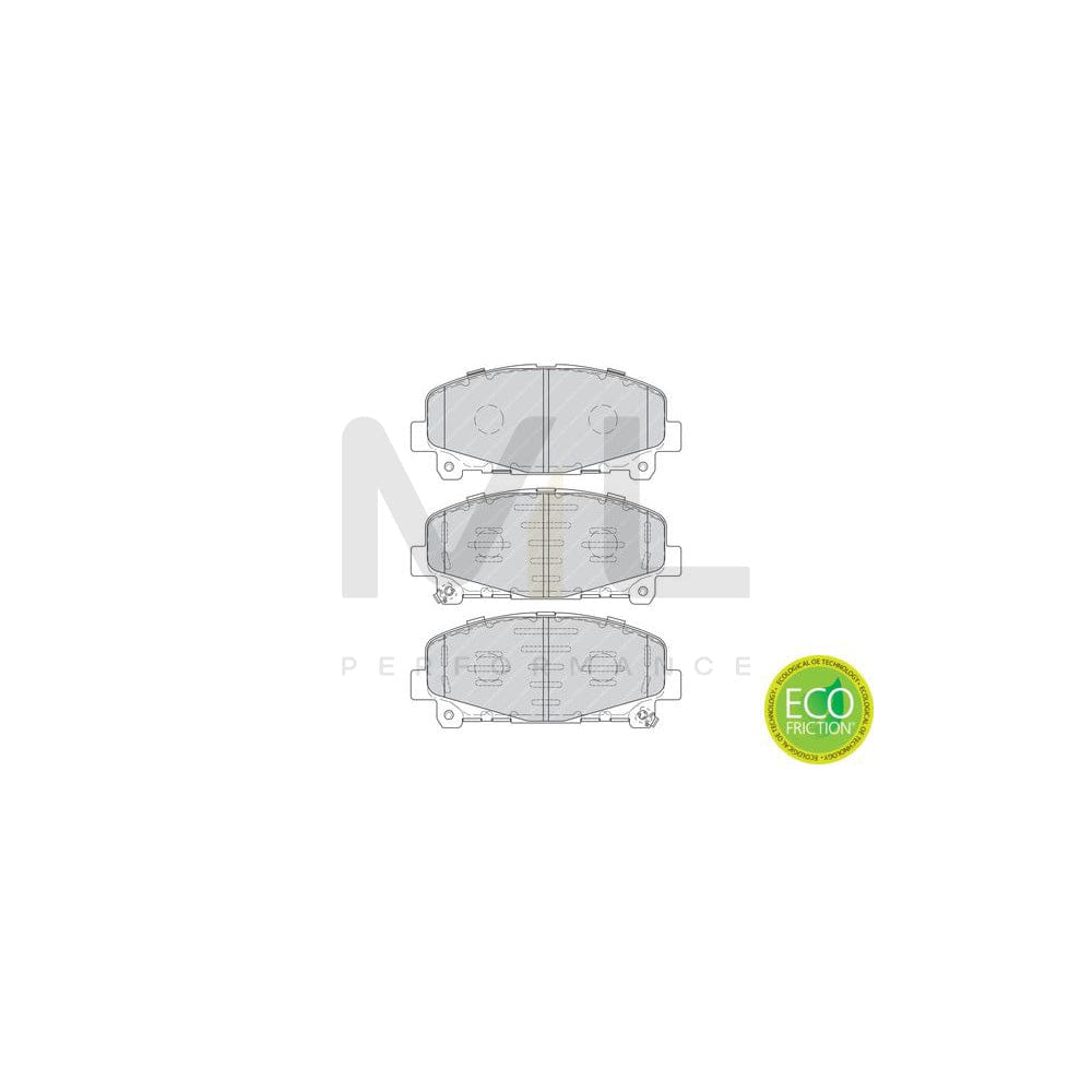 Ferodo Premier Fdb4161 Brake Pad Set With Acoustic Wear Warning, Without Accessories | ML Performance Car Parts