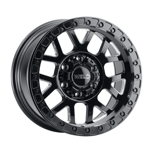 Weld W90279098450 Cinch Beadlock W902 Wheel 17x9 6x135 ET-12 BS4.5 Gloss Black MIL