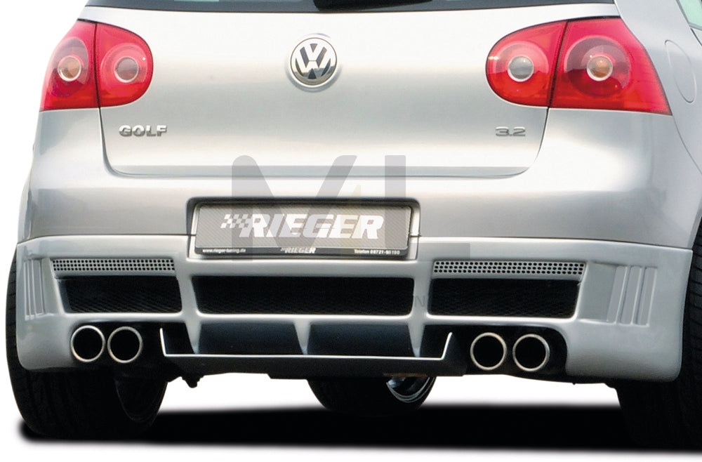 Rieger 00059328 VW Mk5 Golf Rear Diffuser 2 | ML Performance UK Car Parts