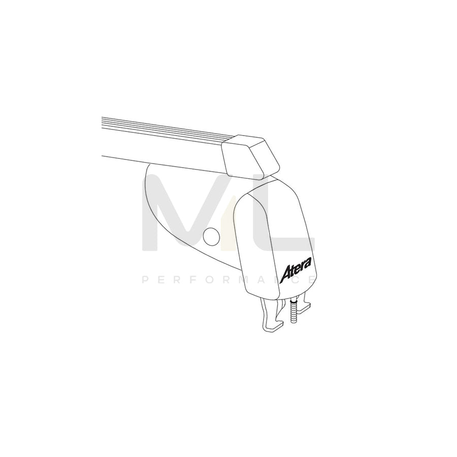 ATERA SIGNO 044128 Roof bars for cars without rails, 110 cm, 100 kg, Steel | ML Performance Car Parts