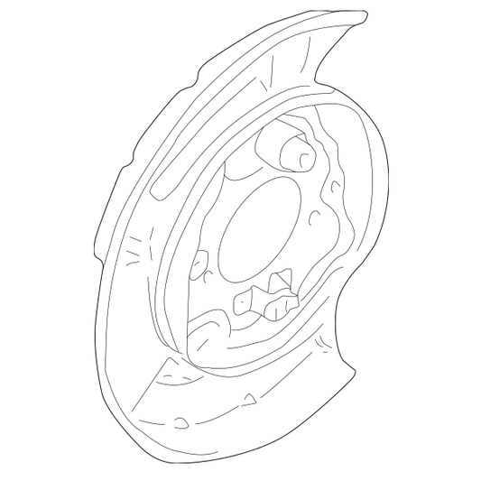 Genuine Lexus 46504-30090 SC430 N/S Rear Parking Brake Plate