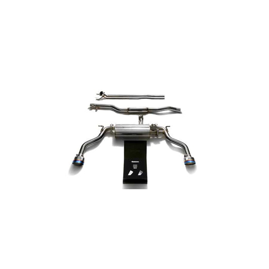 Armytrix MBL24-DS19B Valvetronic Exhaust System Mercedes-Benz CLA250 4WD C117 2014-2018 with Dual Blue Coated Oval | ML Performance UK UK Car Parts