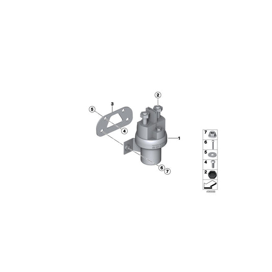Genuine BMW 61208417672 Covering Cap F. BATTERIE (Inc. M4 GT4 & M6 GT3) | ML Performance UK