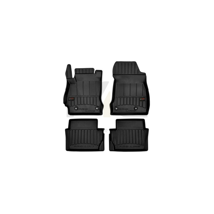 FROGUM Tailored 3D409248 Floor mat set for MAZDA 2 Hatchback (DE, DH) Elastomer, Front and Rear, Quantity: 4, Black | ML Performance Car Parts
