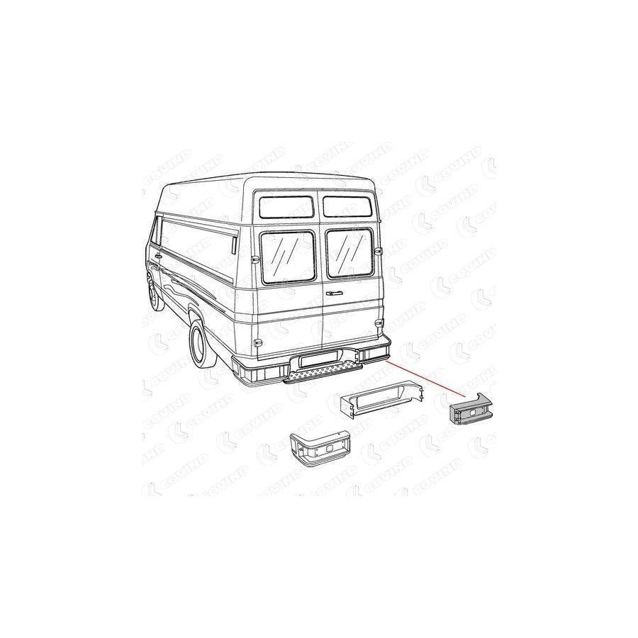 Covind 038/ 82 Rear Bumper For Iveco Daily | ML Performance UK