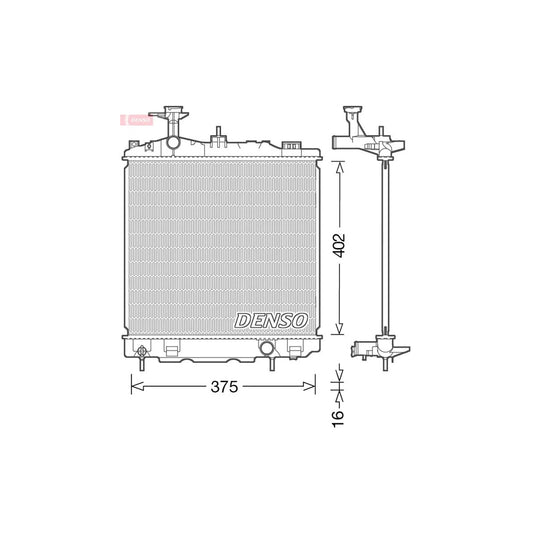 Denso DRM45041 Drm45041 Engine Radiator For Mitsubishi Mirage | ML Performance UK