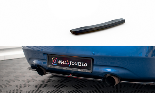 Maxton Design IN-G37S-C-RD1T Central Rear Splitter Infiniti G37 Coupe | ML Performance UK Car Parts
