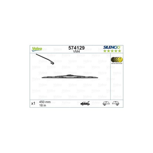 Valeo Silencio Performance 574129 Wiper Blade | ML Performance UK Car Parts