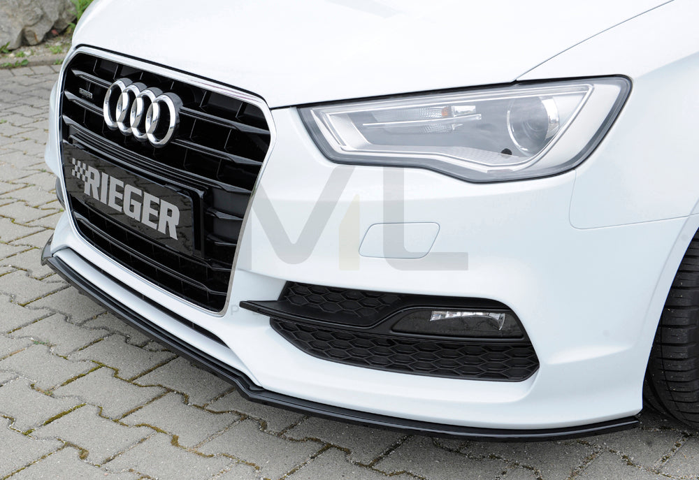 Rieger 00088116 Audi 8V Front Splitter (A3 & S3) 2 | ML Performance UK Car Parts