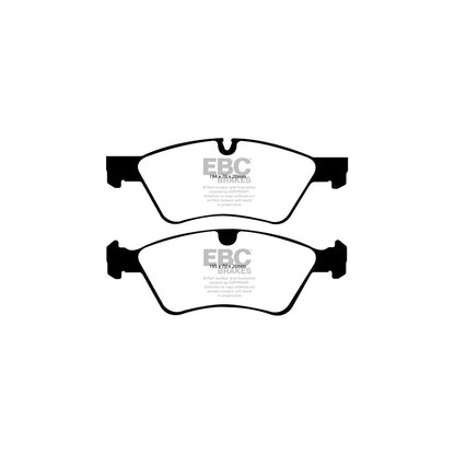 EBC PD03KF748 Mercedes-Benz W/T211 Yellowstuff Front Brake Pad & Plain Disc Kit - ATE Caliper 2 | ML Performance UK Car Parts