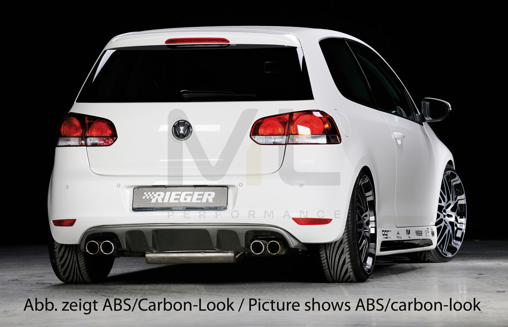 Rieger 00088145 VW Mk6 Golf Rear Diffuser 2 | ML Performance UK Car Parts
