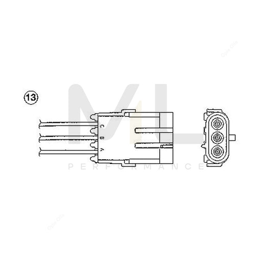 NTK Lambda Sensor / O2 Sensor (NGK 91762) - OZA828-EE15 | ML Car Parts UK | ML Performance