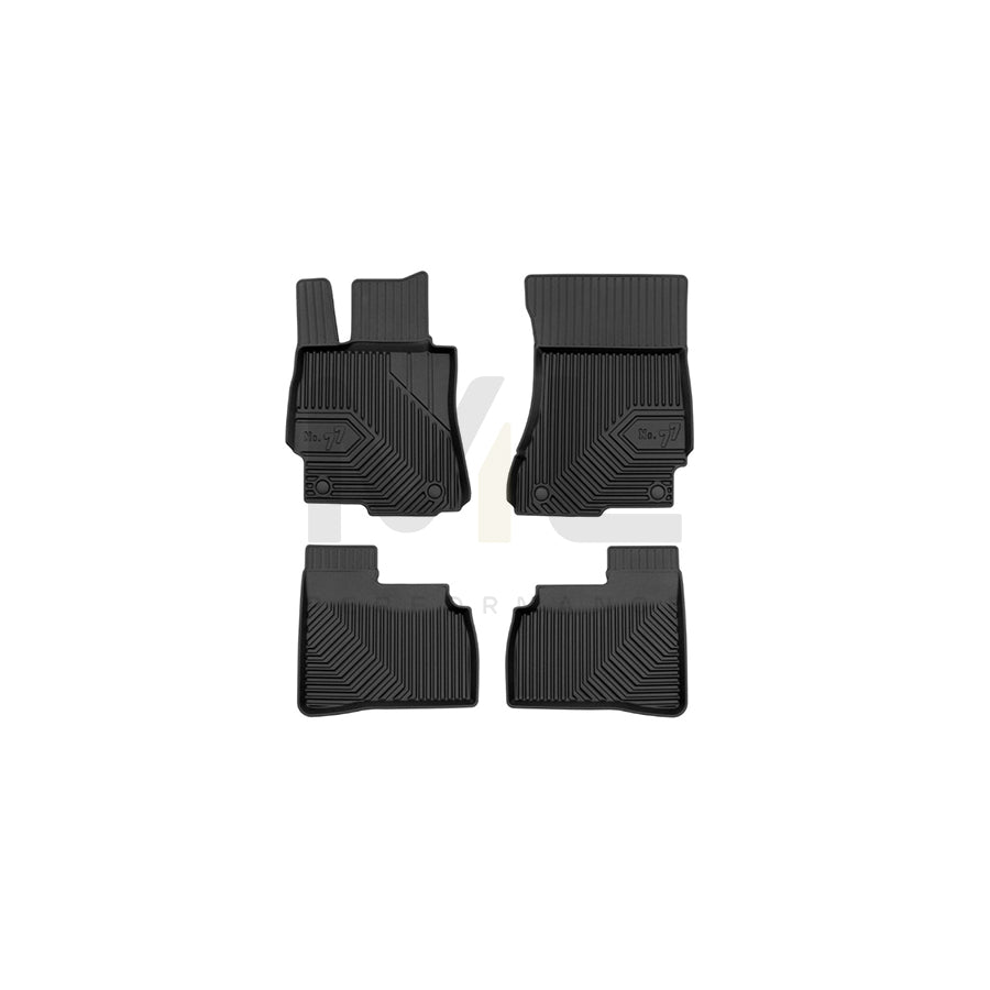 FROGUM Tailored, No.77 77425910 Floor mat set Elastomer, Front and Rear, Quantity: 4, Black | ML Performance Car Parts
