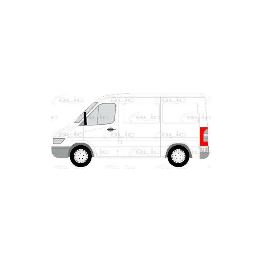 Blic 6505-04-3546703P Rear Panel Suitable For Mercedes-Benz Sprinter