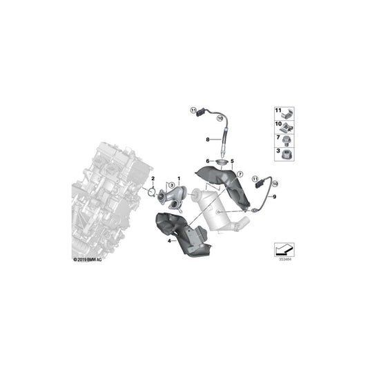 Genuine BMW 11628607965 Heat Shield (Inc. i3) | ML Performance UK Car Parts