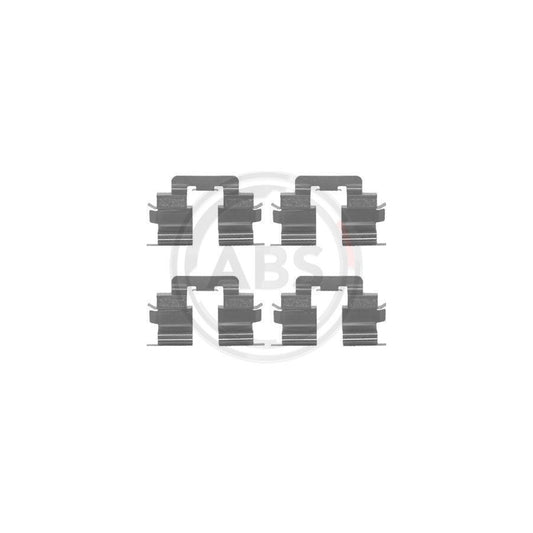 A.B.S. 1215Q Accessory Kit, Disc Brake Pads Suitable For Mercedes-Benz A-Class (W168)