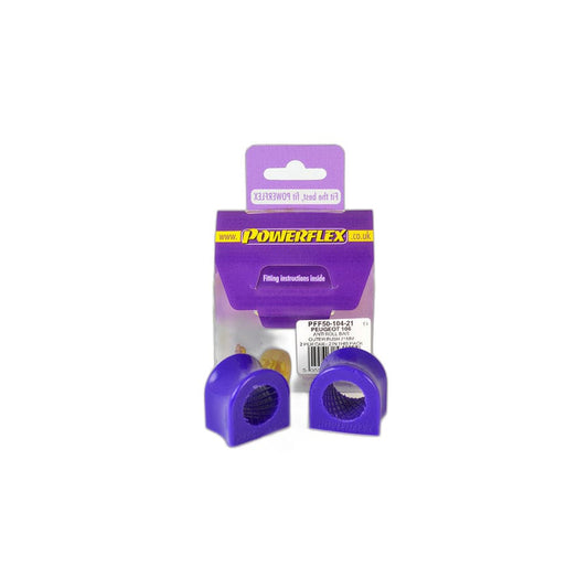 Powerflex PFF50-104-21 Peugeot Citroen Anti Roll Bar Outer Bush 21mm (Inc. Peugeot 106 GTi/Rallye, Saxo, AX) | ML Performance UK Car Parts