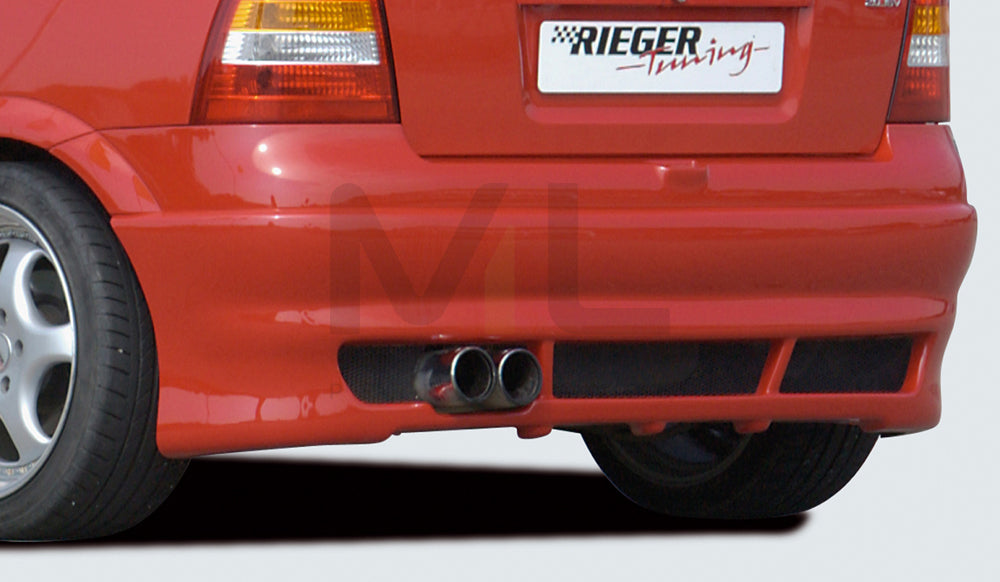 Rieger 00051109 Opel Astra G Rear Diffuser 1 | ML Performance UK Car Parts