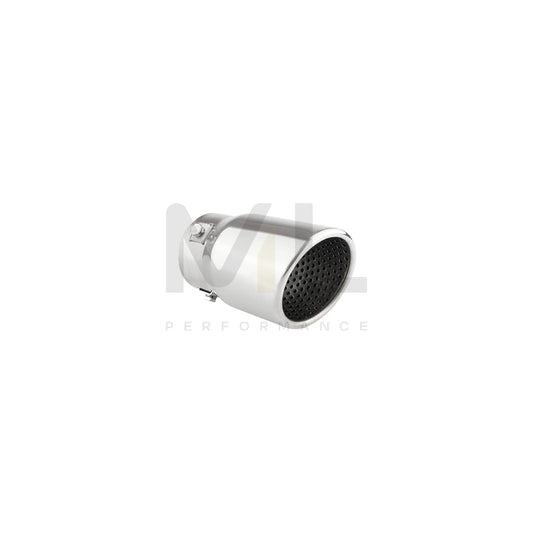 AMiO MT 017 02348 Exhaust tip 62 mm, round, straight, Stainless Steel, 43mm | ML Performance Car Parts