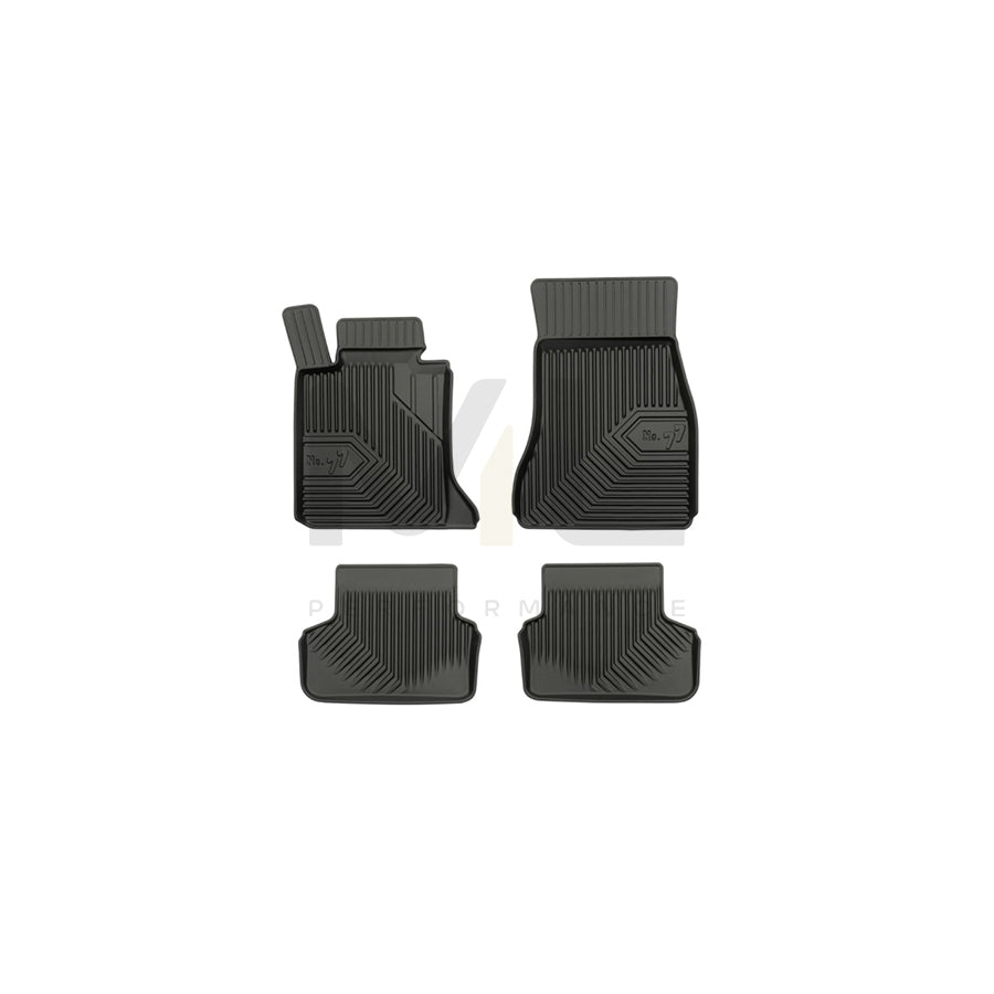 FROGUM Tailored, No.77 77407718 Floor mat set for BMW 5 Series Elastomer, Front and Rear, Quantity: 4, Black | ML Performance Car Parts