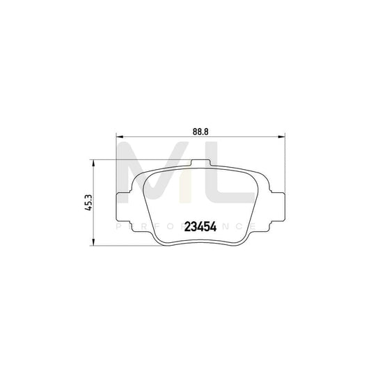 Brembo P 56 032 Brake Pad Set For Nissan Micra Ii Hatchback (K11) Excl. Wear Warning Contact | ML Performance Car Parts