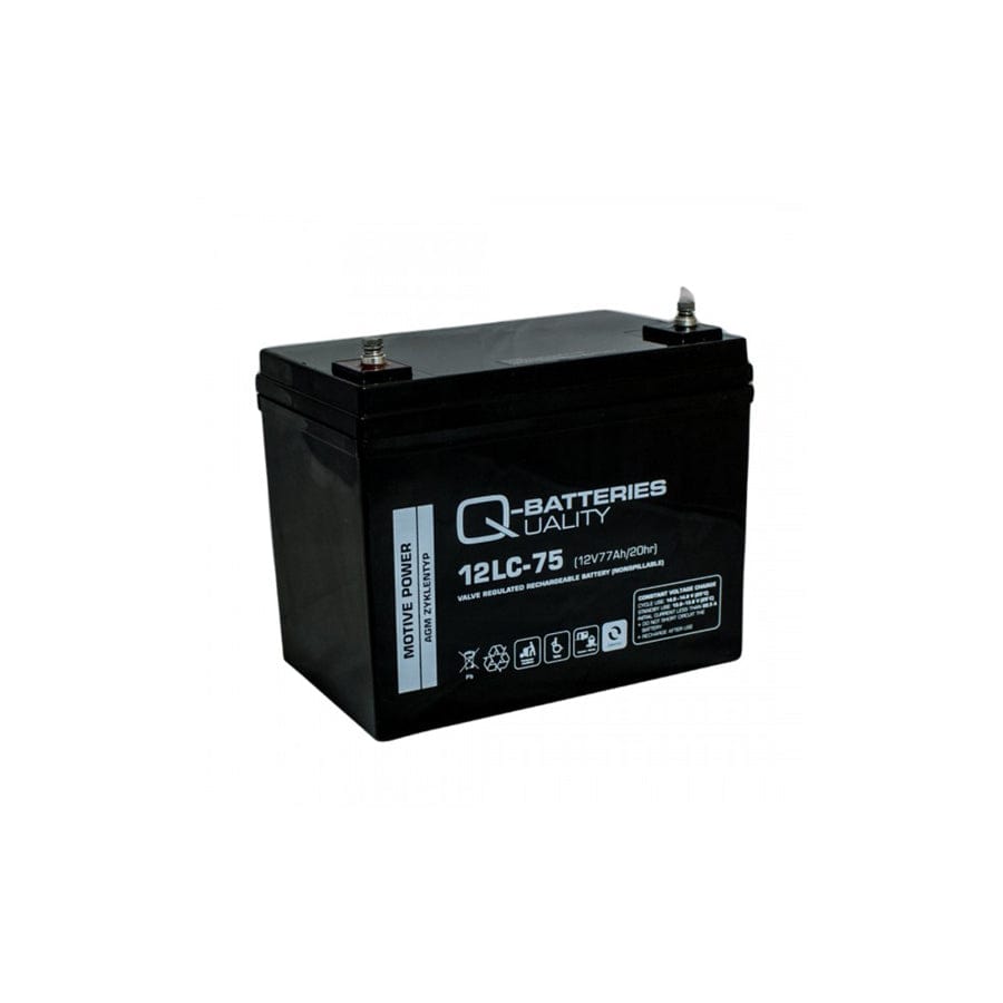 Q-Batteries 12LC75 / 12V 77Ah Lead acid battery Cycle type AGM Deep Cycle VRLA | ML Performance UK Car Parts