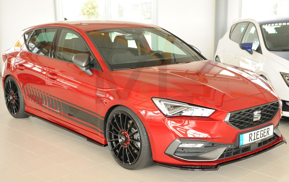 Rieger 00088221 SEAT Leon KL Side Skirt Splitter 8 | ML Performance UK Car Parts
