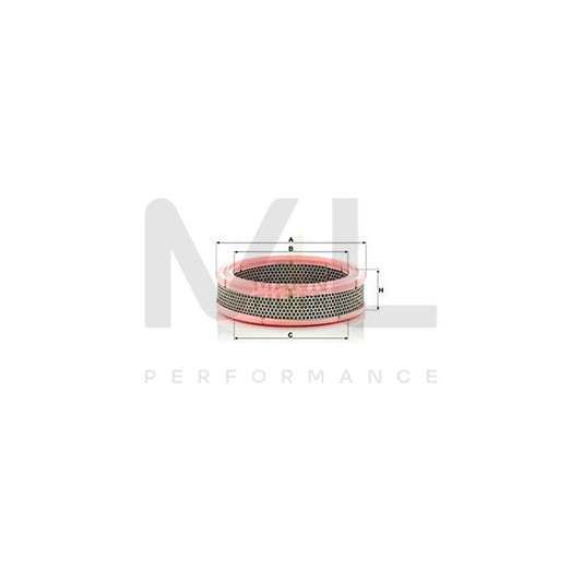MANN-FILTER C 2443 Air Filter Filter Insert | ML Performance Car Parts