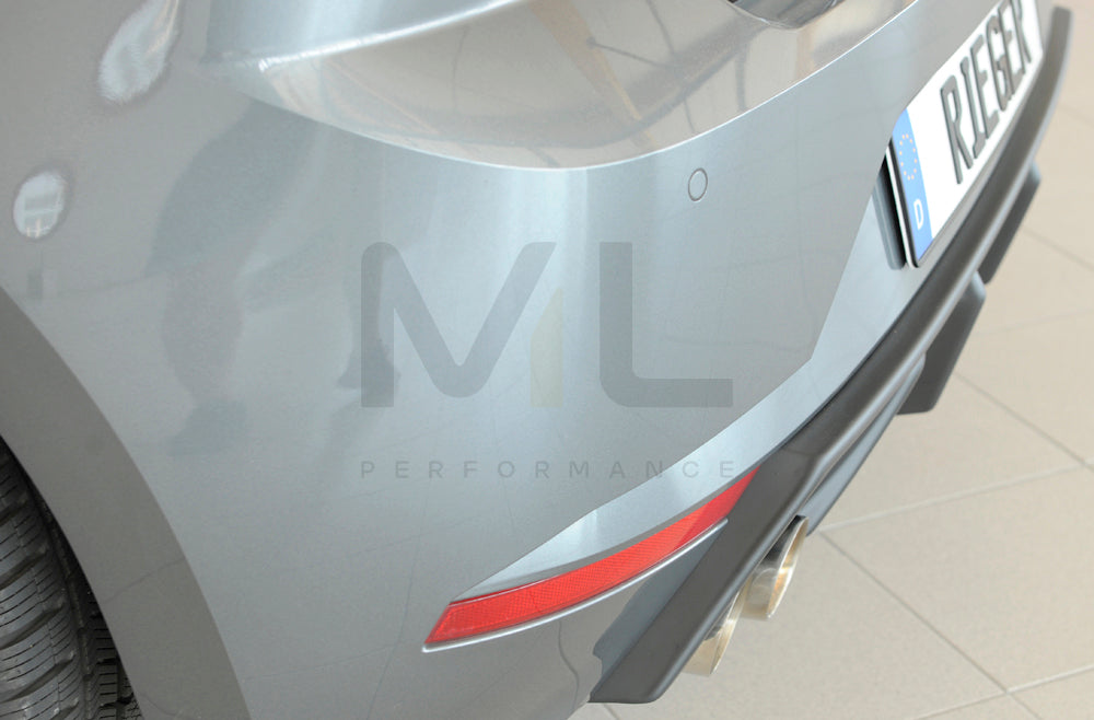 Rieger 00027102 SEAT KJ Rear Diffuser (Ibiza FR & Ibiza) 4 | ML Performance UK Car Parts