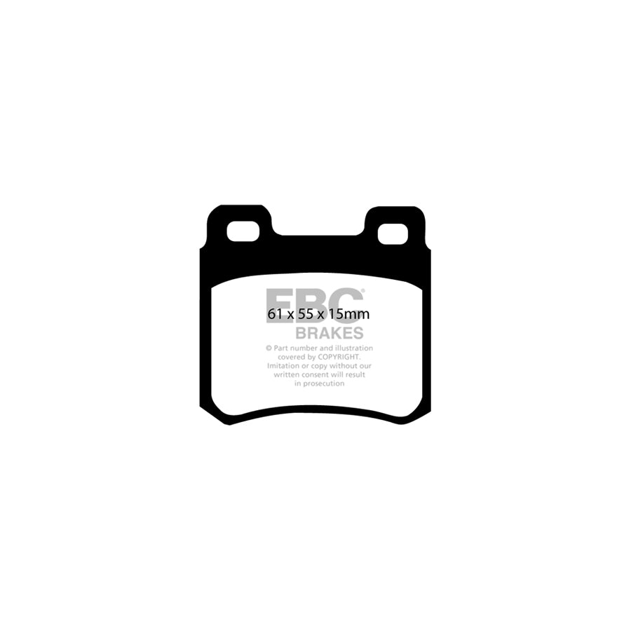 EBC DP3671C Mercedes-Benz W202 Redstuff Rear Brake Pads - ATE Caliper 2 | ML Performance UK Car Parts