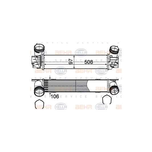 Hella 8ML 376 988-094 Intercooler