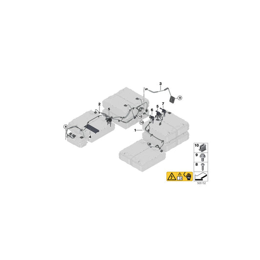 Genuine BMW 61279455497 G05 Csc Wiring Harness (Inc. X5 45eX) | ML Performance UK