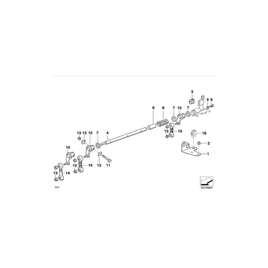 Genuine BMW 13541401519 E36 Shaft (Inc.  & M3) | ML Performance UK Car Parts