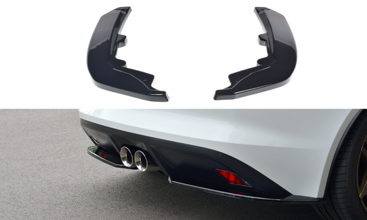 Maxton Design JA-F-TYPE-1-RSD1T Rear Side Splitters Jaguar F-Type | ML Performance UK Car Parts