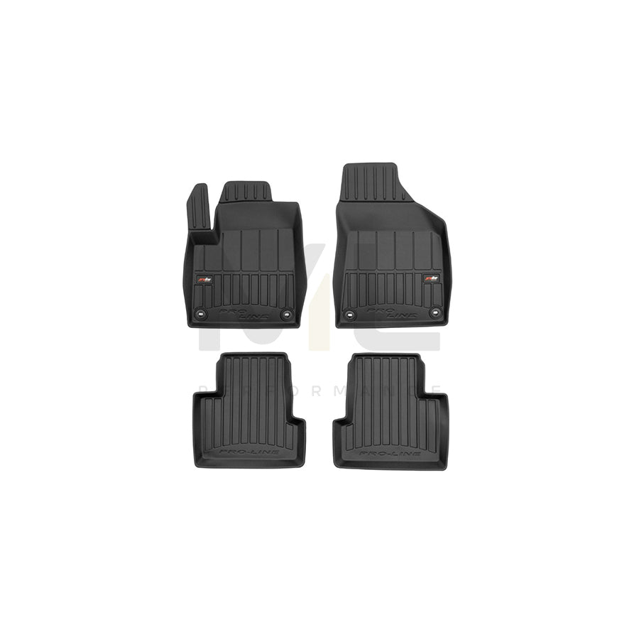FROGUM Tailored, ProLine 3D427037 Floor mat set for JEEP Cherokee V (KL) Elastomer, Front and Rear, Quantity: 4, Black | ML Performance Car Parts