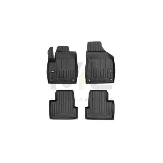 FROGUM Tailored, ProLine 3D427037 Floor mat set for JEEP Cherokee V (KL) Elastomer, Front and Rear, Quantity: 4, Black | ML Performance Car Parts