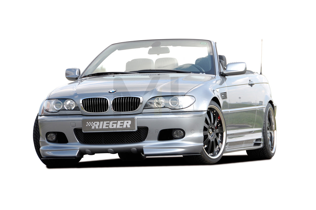 Rieger 00050118 BMW 3 Series E46 Front Splitter 3 | ML Performance UK Car Parts