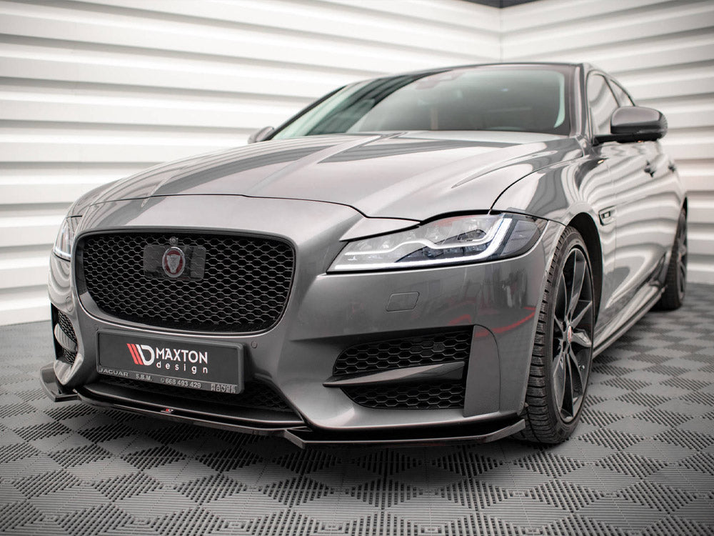 Maxton Design Jaguar Xf R-sport MK2 (2015-2020) Front Splitter V.1