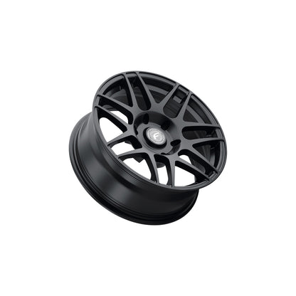 Forgestar F1727C097N12 17x5 F14 Drag Semi Concave 6x115 ET-12 BS2.5 Satin Black Drag Racing Wheel