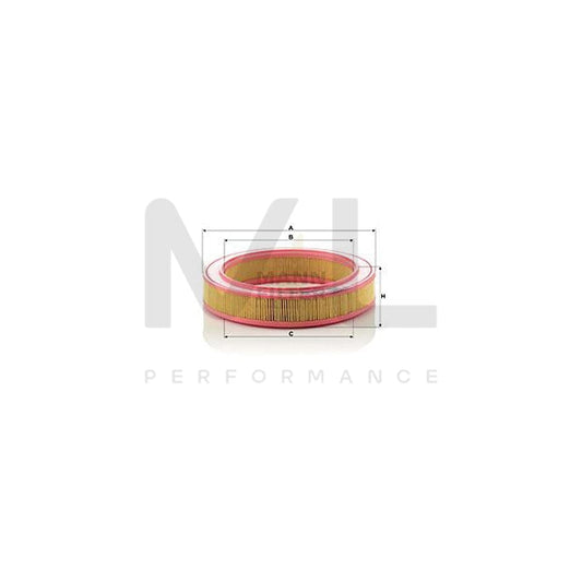 MANN-FILTER C 2863 Air Filter Filter Insert | ML Performance Car Parts