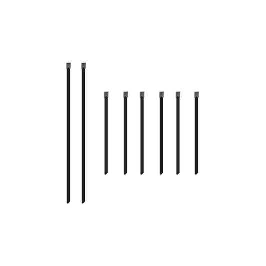 Mishimoto MMTW-TIES Set of Six 6in & Two 14in Stainless Steel Locking Ties