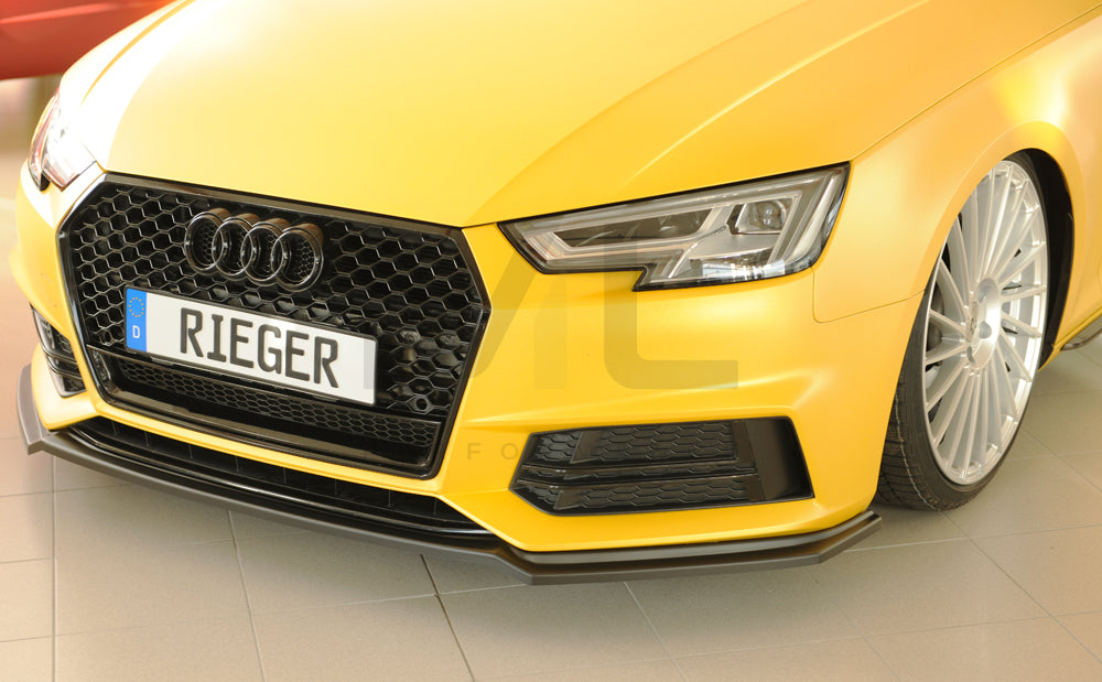 Rieger 00055550 Audi B9 F4 Front Splitter (A4 & S4) 9 | ML Performance UK Car Parts