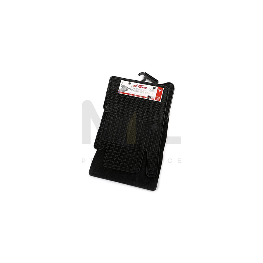 FROGUM Tailored 0780 Floor mat set Elastomer, Front and Rear, Quantity: 4, Black | ML Performance Car Parts