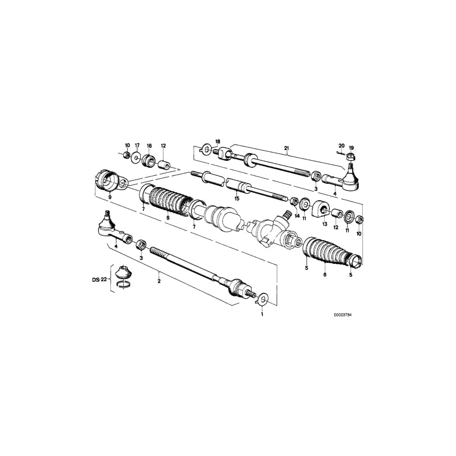 Genuine BMW 32131094100 E30 E21 E36 Tension Strap (Inc. Z8) | ML Performance UK Car Parts