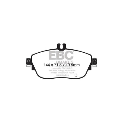 EBC PD01KF1879 Mercedes-Benz X156 Greenstuff Front Brake Pad & Plain Disc Kit  2 | ML Performance UK Car Parts