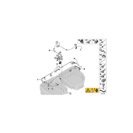 Genuine BMW 61279453978 G11 G12 G01 Communications Wiring Harness (Inc. 330e, 745eX & 530e) | ML Performance UK