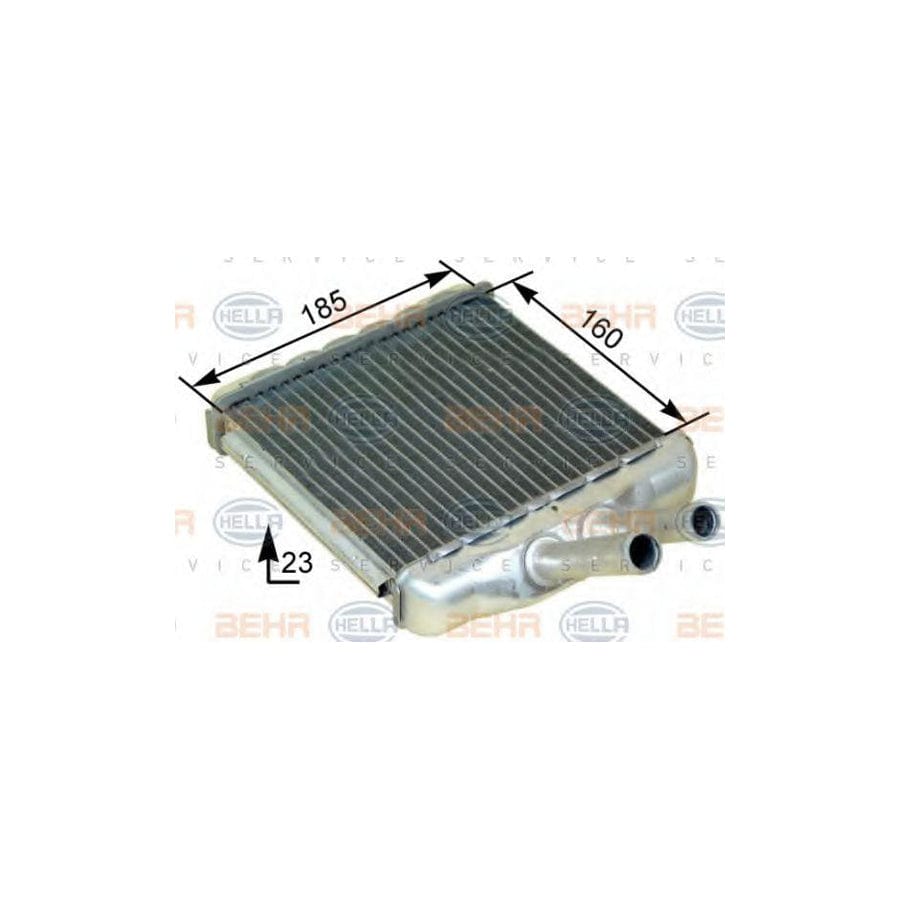 Hella 8FH 351 315-331 Heater Matrix