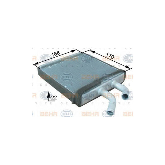 Hella 8FH 351 315-291 Heater Matrix