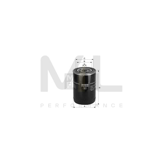 MANN-FILTER W 940/37 Oil Filter Spin-on Filter, with one anti-return valve | ML Performance Car Parts
