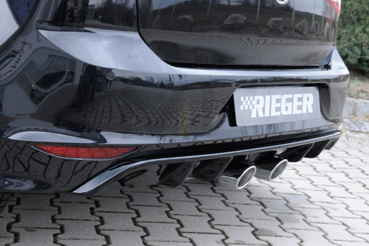 Rieger 00088102 VW Mk7-Line Golf R Rear Diffuser 1 | ML Performance UK Car Parts